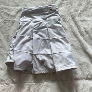 White Lululemon skirt